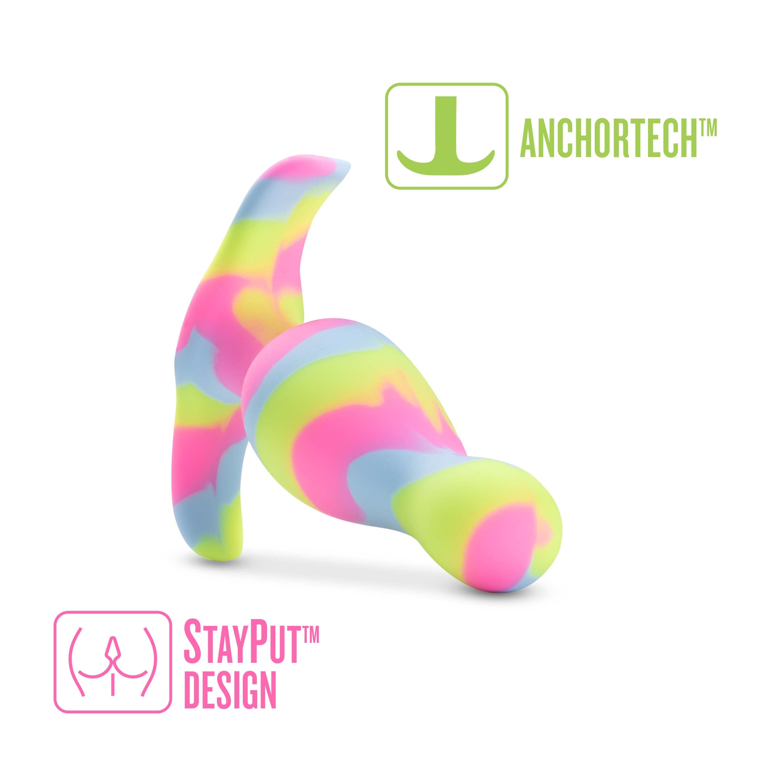 Blush Novelties Avant Kaleido Anal Plug - Tapered Head For Easy Insertion - Platinum Cured Puria Silicone - Ultrasilk Smooth - A