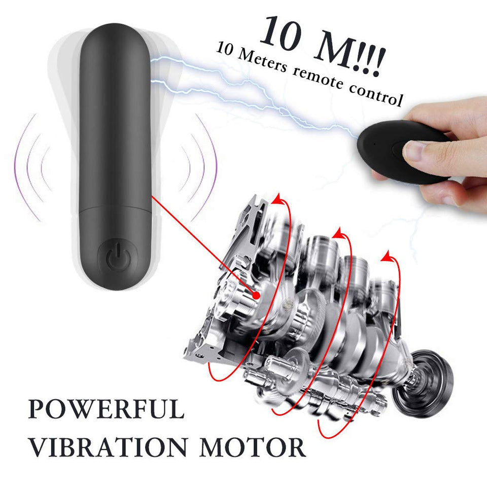 Sex Toys Remote Control Vibrator Bullet Panties - G Spot Vibrators with & 10 Vibration Waterproof Clitoris Stimulator - Adult Se