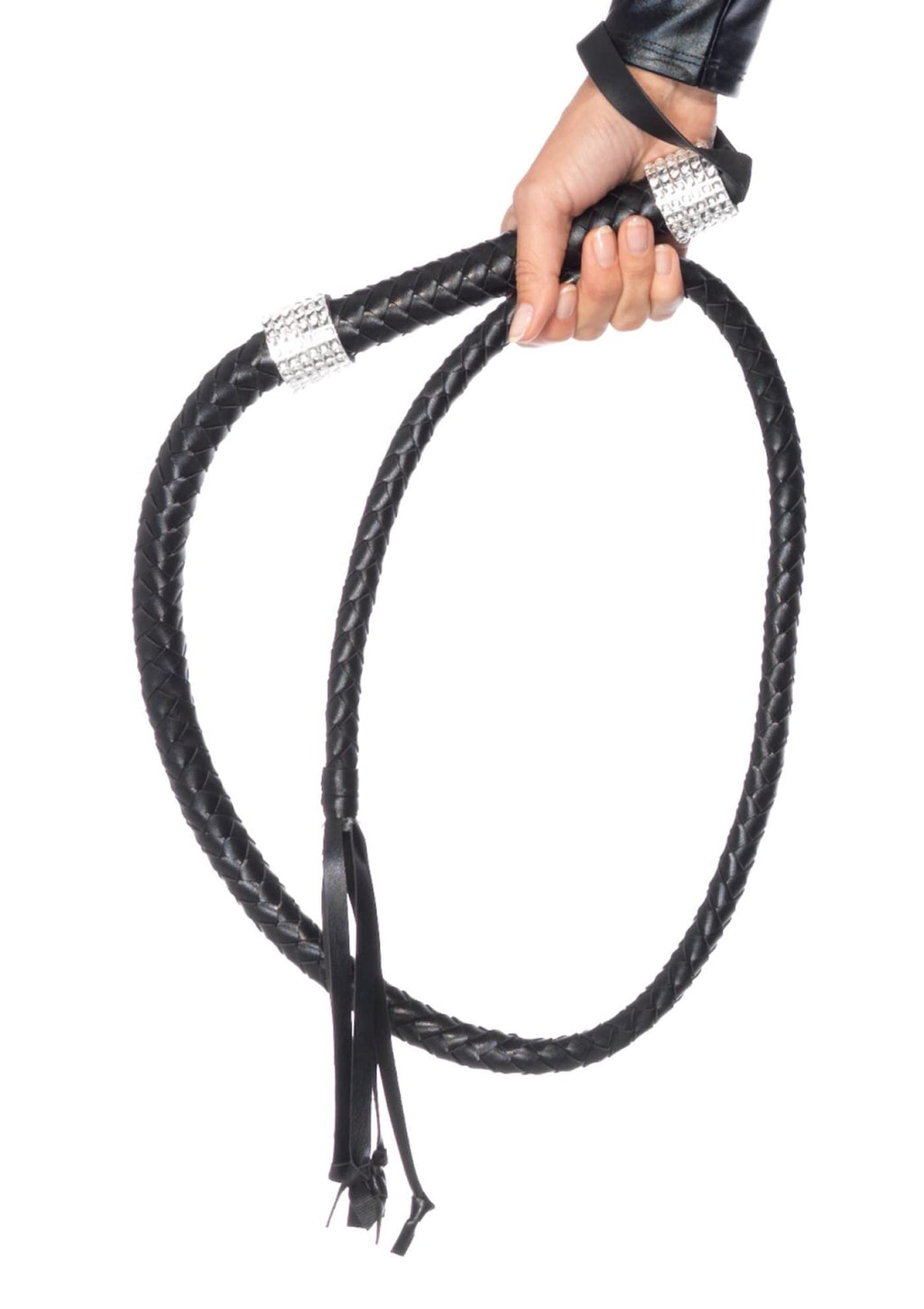 Rhinestone Handle Vixen Whip O