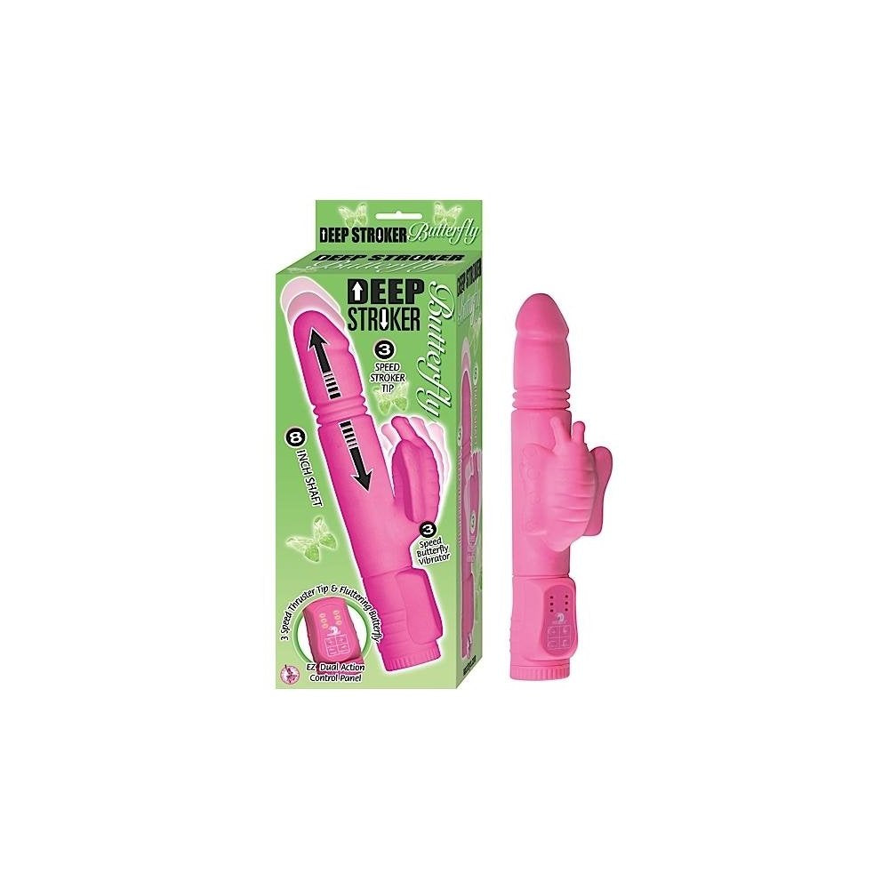 Nasstoys Deep Stroker Butterfly, Pink