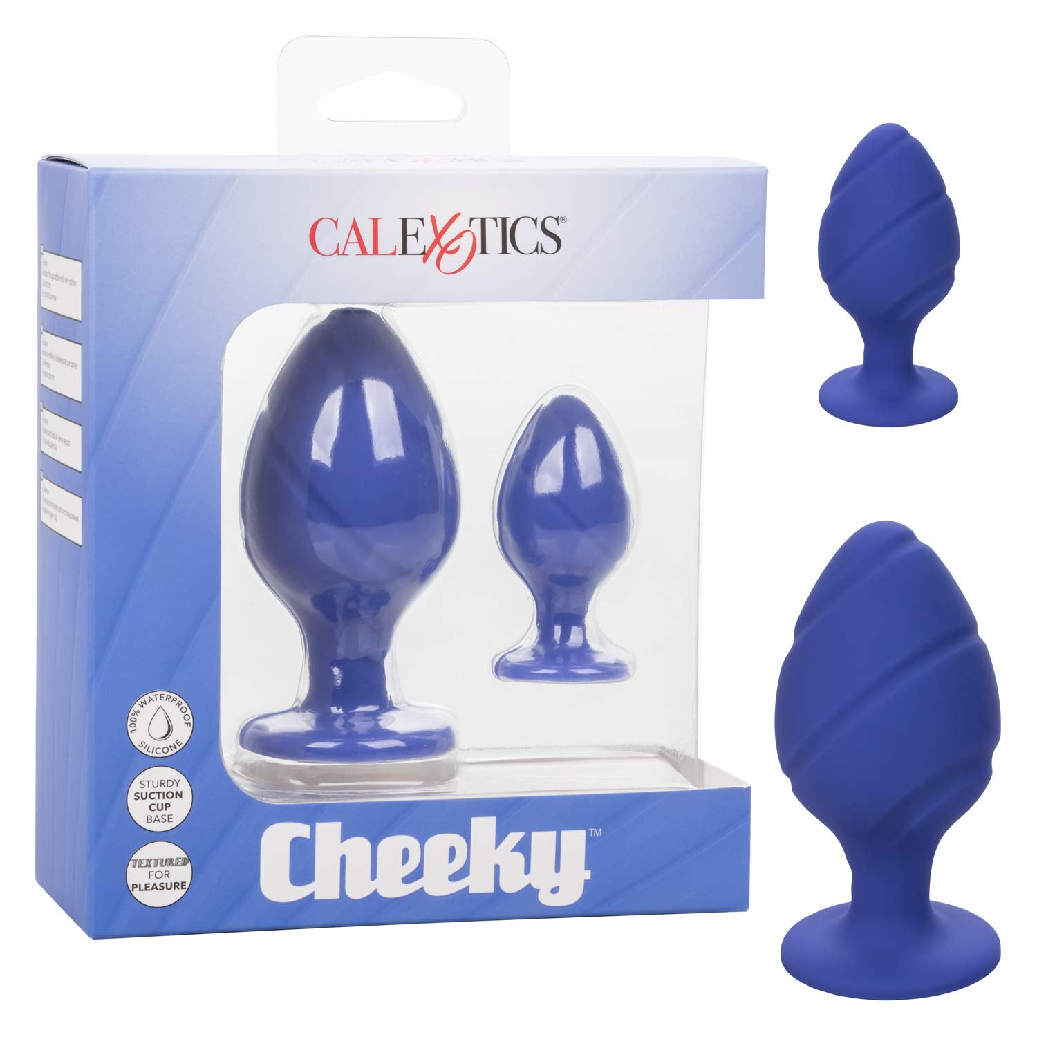 CalExotics Cheeky 2 Anal Plugs Set - Purple