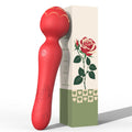 Wand Vibrator Rose Sex Toy - Clitoral Stimulator Anal Nipple G Spot Vibrators, Rose Adult Sex Toys Magic Quiet Cordless Massager