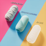 Male Masturbator Sex Toys for Men - Pocket Pussy Egg Set Stroker Adult Sex Toys, Ultra Soft Stretchy 3D Realistic Textured Male