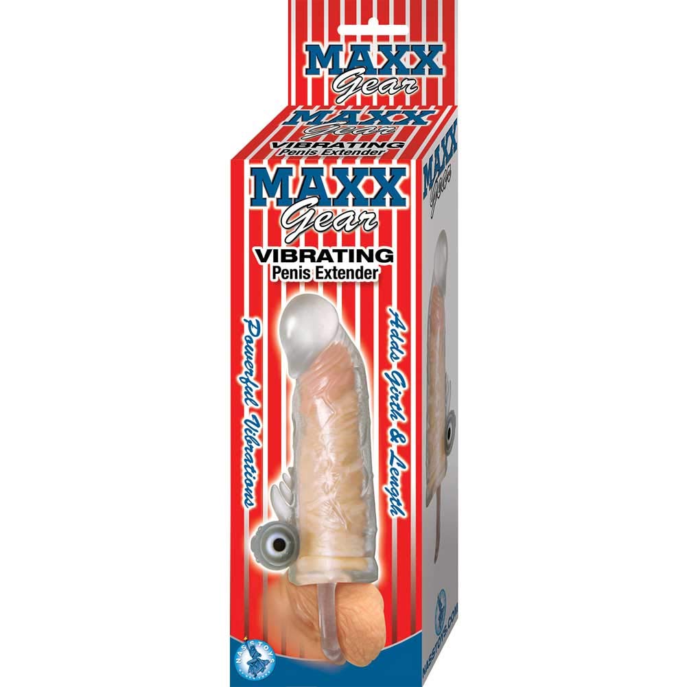 Maxx Gear Vibrating Penis Extender Clear