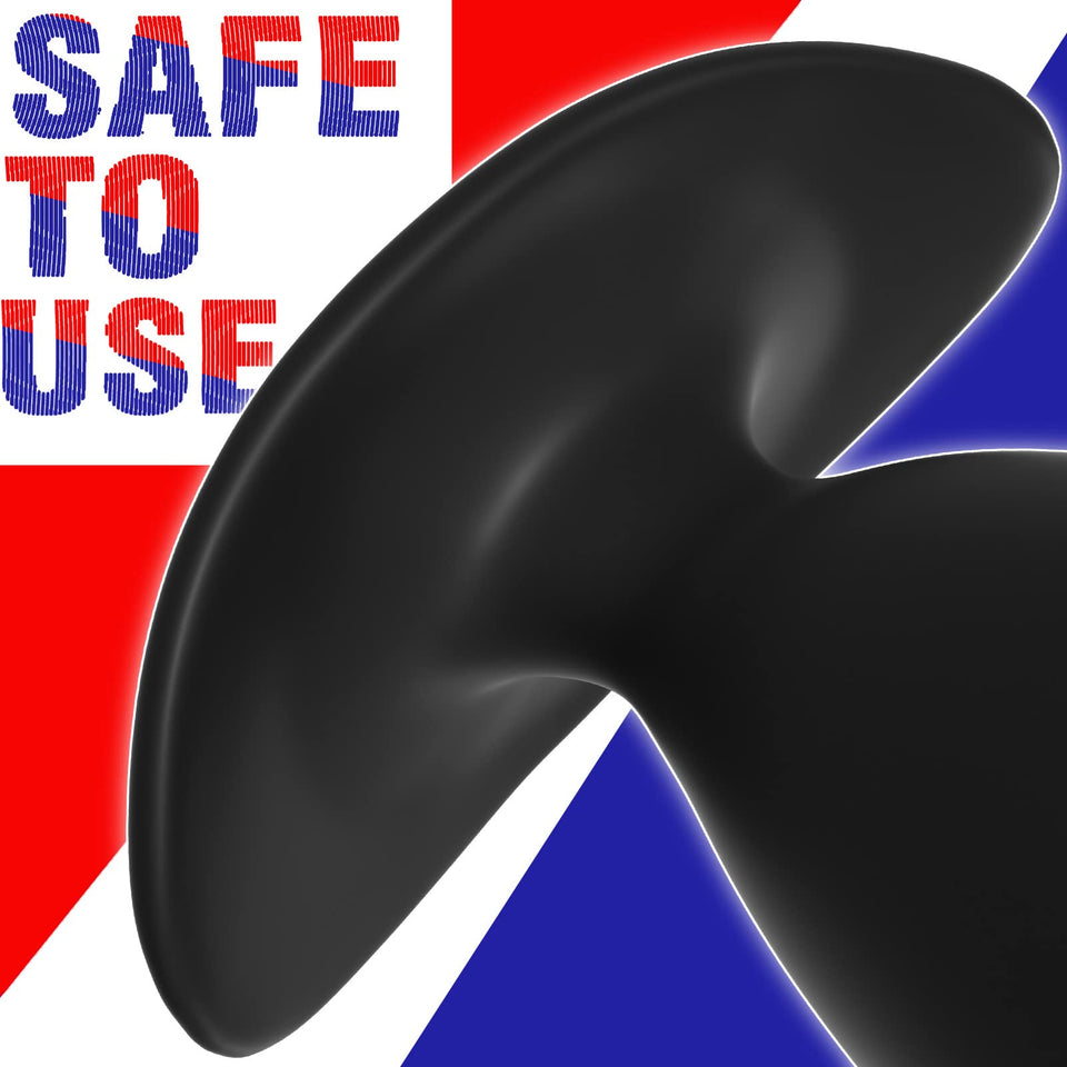 MEBAULT Anal Plug Butt Plug with Safe Curved Base Prostate Massager Dilator Sex Toy for Men Women Masturbation (S)