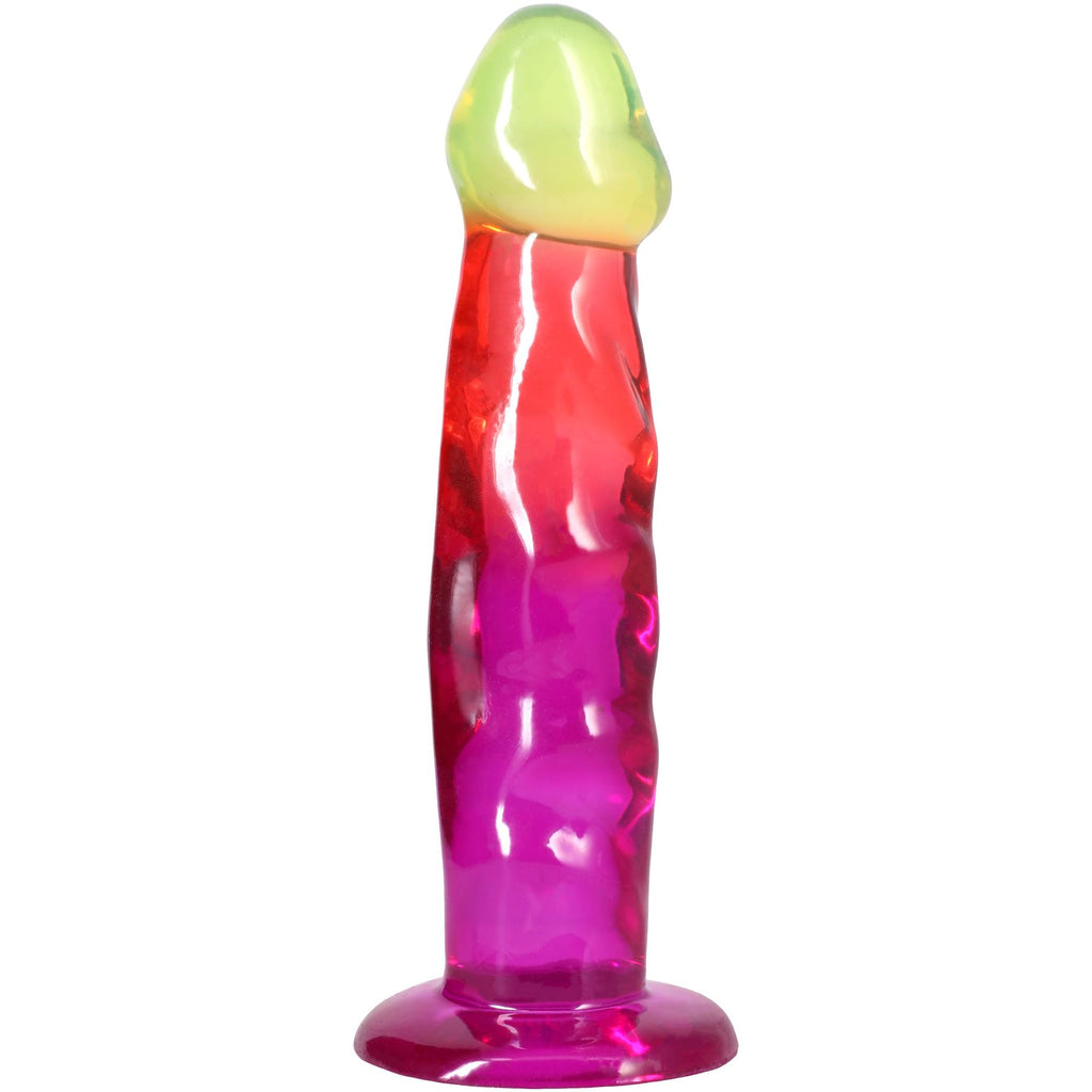 Crystal Jellies 7.5 in. Dong Rainbow