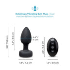 b-Vibe 3.5 in. Light-Up Butt Plug