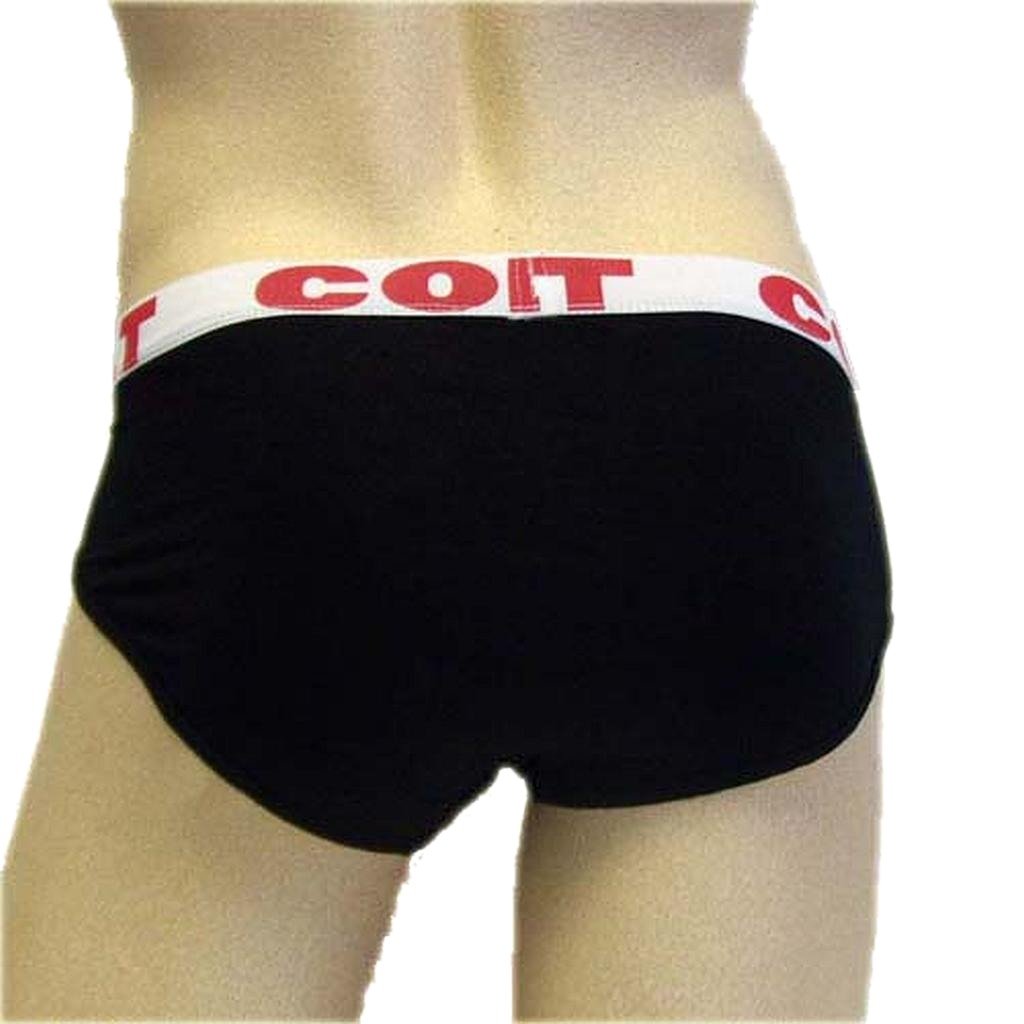 California Exotics Colt Basics Racer Brief, Black, Medium