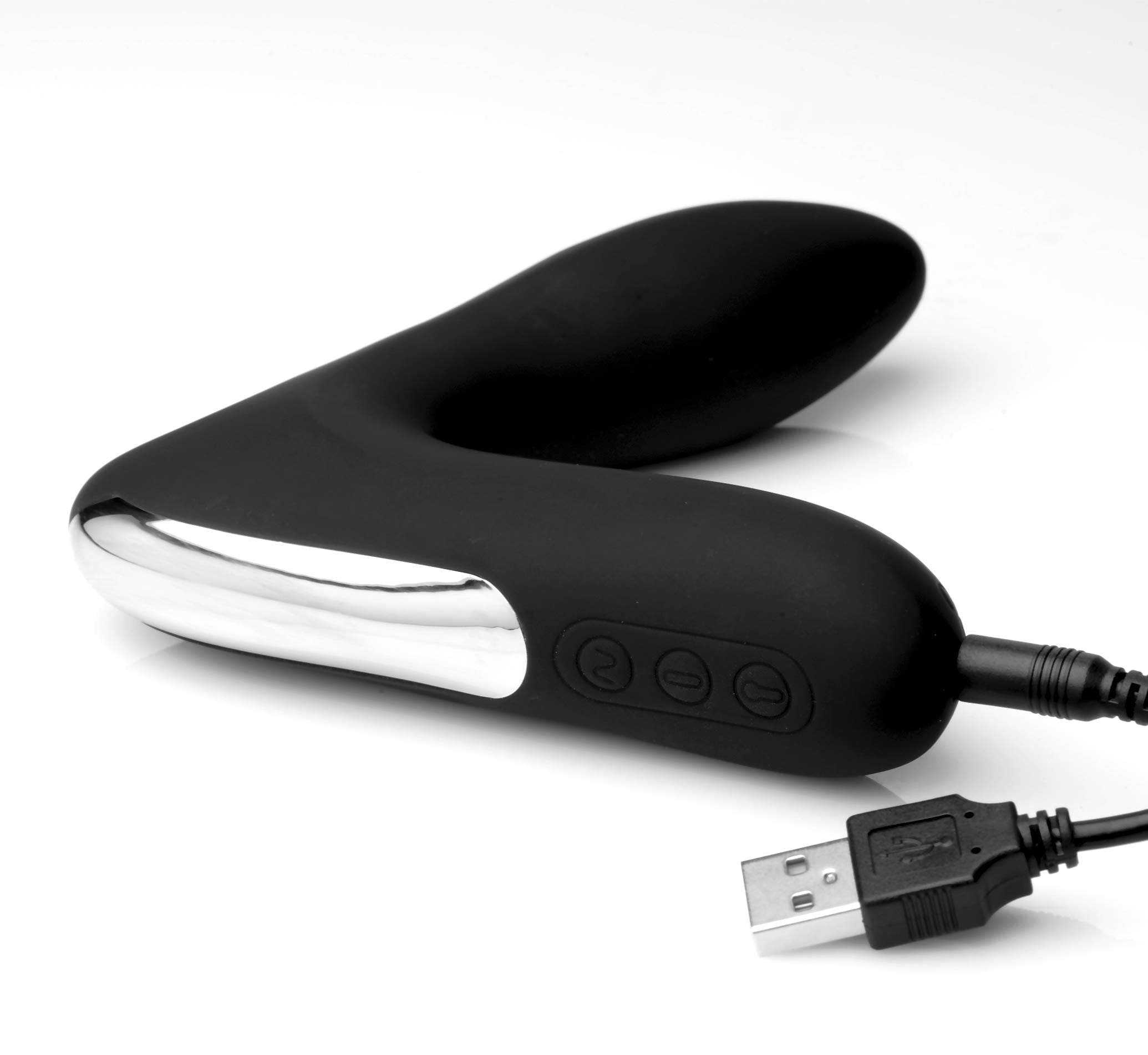 Prostatic Play P-Swell 12X Inflatable Prostate Vibrator, Black, 1 Count (137898)
