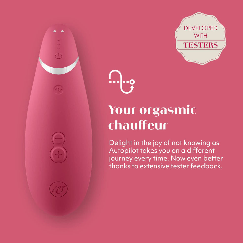 Womanizer Premium 2 Clitoris Vibrator for Women | Clit Sucker Adult Toys | Vibrating Adult Sex Toy | Clit Stimulator for Woman w