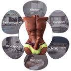 Male Sex Doll for Women with Realistic Dildo, Life Size Sex Doll Full Size Sex Doll Torso Adult Sexdoll with Penis Big Cock Tigh