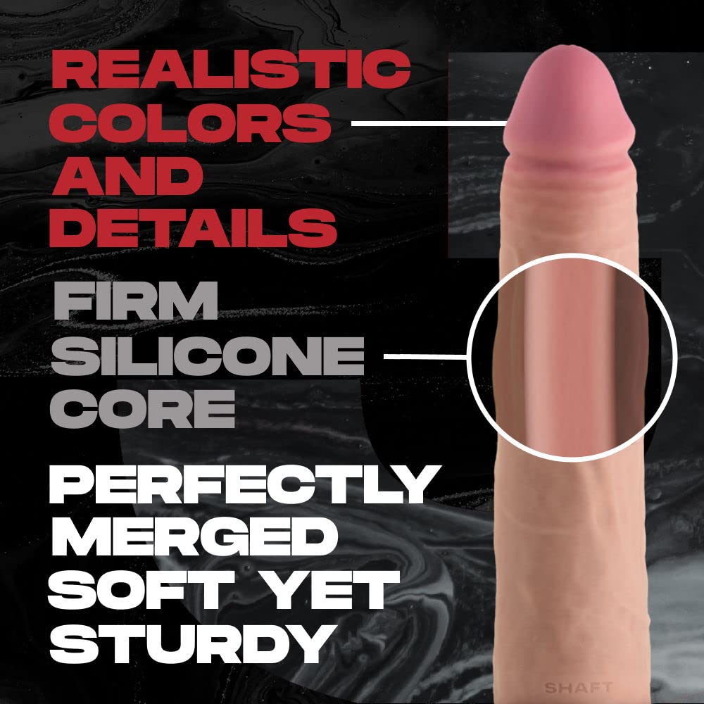 Shaft J Liquide Silicone Dong 8.5in Pine
