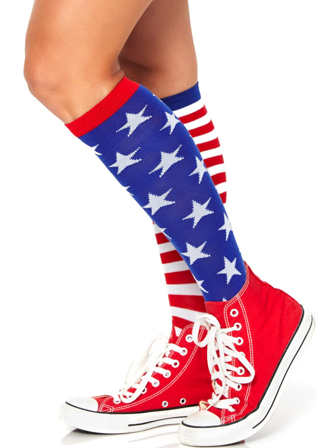 Stars And Stripes Knee Highs. - O/S / Multicolor