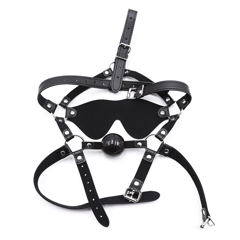 Sleep Mask with Hollow Ball:Blindfold Eye Mask Sleep Mask with Adjustable Strap for Fun(Black)