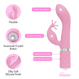 Pillow Talk Kinky Massager, Multi Speed With Swarovski Crystal Button, Usb Rechargeable (Pink)