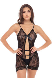 After Party Bodysuit Black O/S