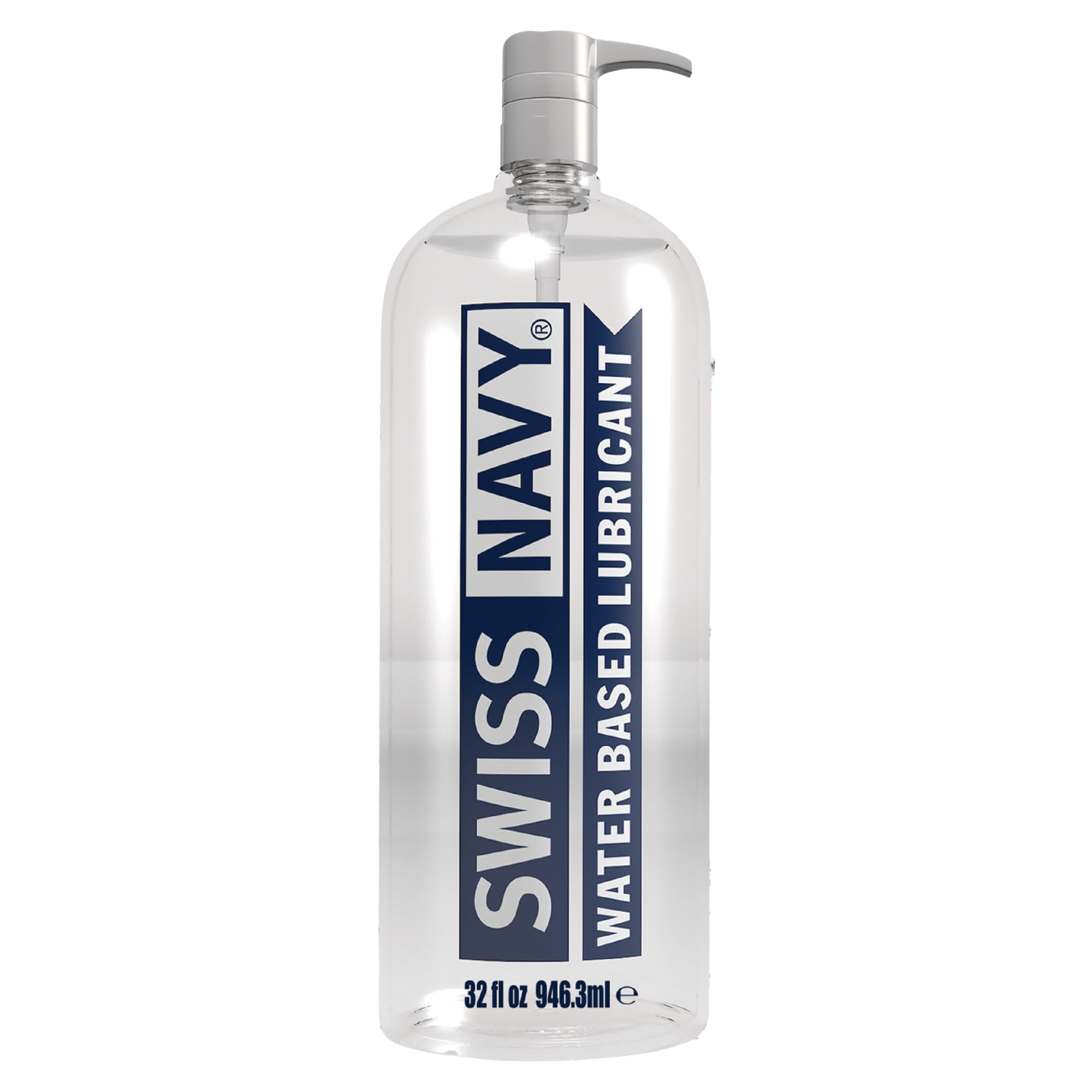 Swiss Navy Premium Water-Based Lubricant - 32 oz - Lubricating Gel for Men, Women & Couples - Toy Safe - Non-Staining Formula - 