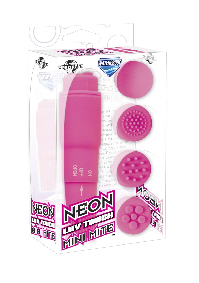Pipedream Neon Luv Touch Mini Mite, Pink