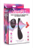 (D) Whisperz Voice Activated Vibrating Egg W/ Remote