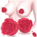 Rose Vibrating Nipple Clamps Sex Toys Pleasure Women, Mini Invisible Adjustable BDSM Rose Nipple Sex Toy, Female Couples Adult S