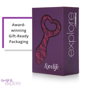 Ohmibod Lovelife Explore Butt Plug - Rear Gear Silicone Anal Plug For Beginners - Anal Toy For Solo Use And Couples Play - Body-