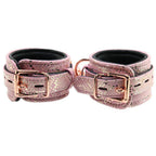 Wrist Restraints Micro Pink/w Leather