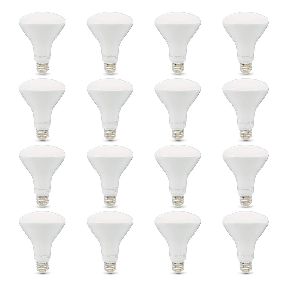 Amazon Basics Br30 Led Light Bulb, 65 Watt Equivalent, Energy Efficient 11W, E26 Standard Base, Soft White 2700K, Dimmable, 10,0