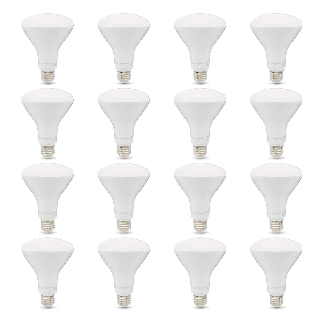 Amazon Basics Br30 Led Light Bulb, 65 Watt Equivalent, Energy Efficient 11W, E26 Standard Base, Soft White 2700K, Dimmable, 10,0
