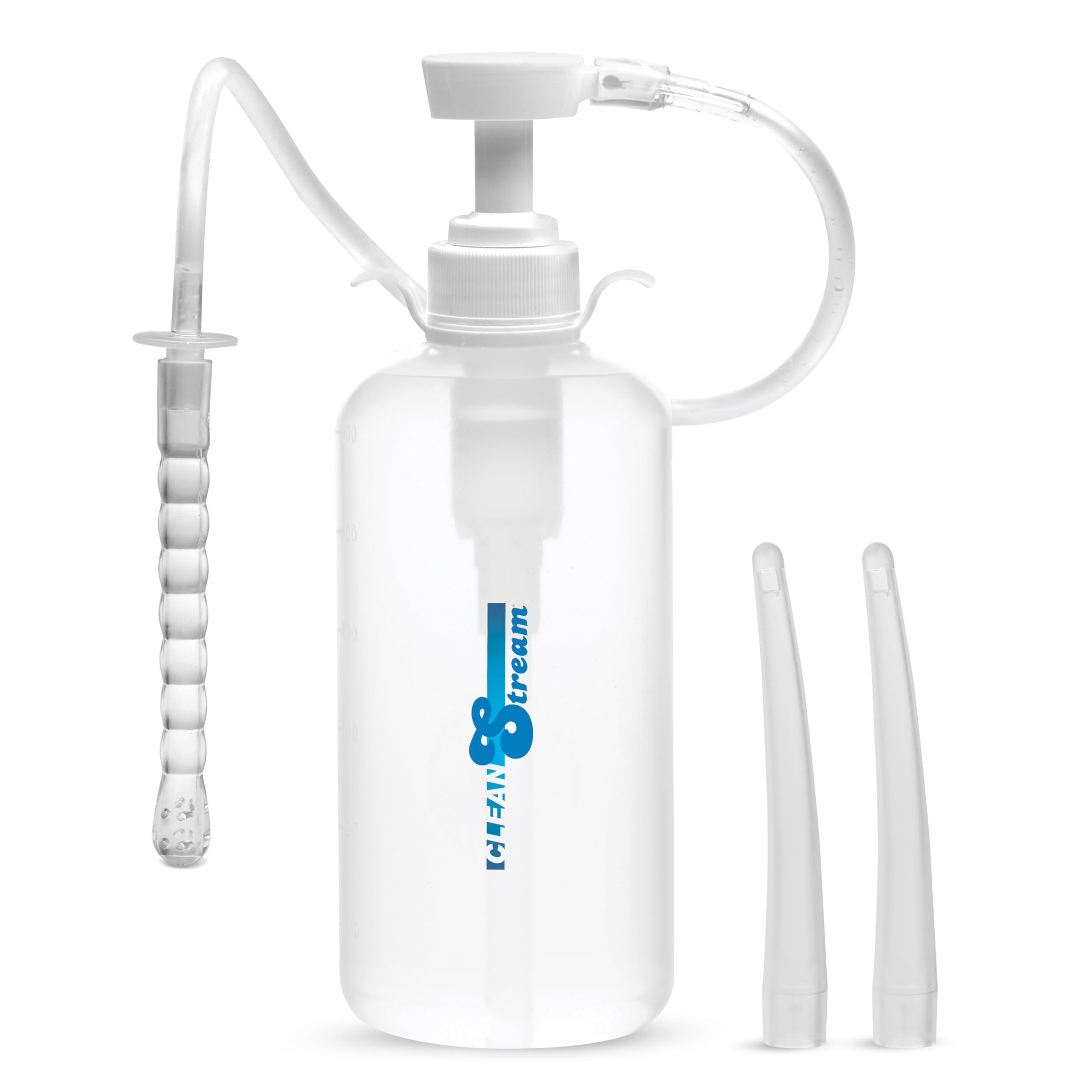 CleanStream XL Enema Bottle 3Attachments