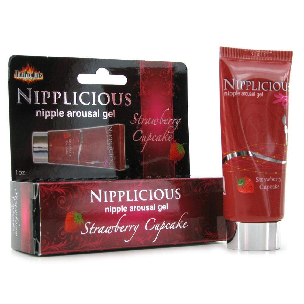 Hott Products Unlimited 44146: Nipplicious Strawberry 1Oz Tube
