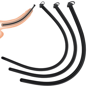Silicone Penis Plug, 3 PCS Urethral Plug Set, Urethral Dilator, Bladder Stimulation Masturbation Rod, Male Urethral Stretcher, U
