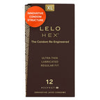Lelo Hex Respect Xl, Extra Large Condoms With Increased Strength, Lubricated Xl Condoms Large For Men, 2.28-Inch/58Mm Diameter (