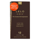 Lelo Hex Respect Xl, Extra Large Condoms With Increased Strength, Lubricated Xl Condoms Large For Men, 2.28-Inch/58Mm Diameter (