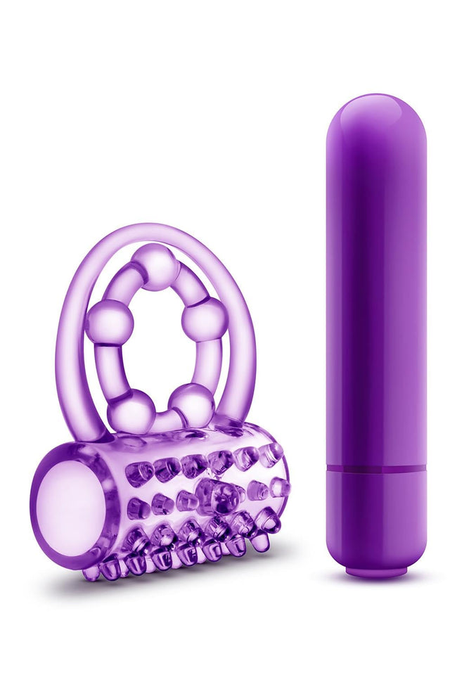 Blush 65159: Play With Me - Player Vibrating Double Strap Purple