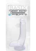 Pipedream Basix 8-Inch Suction Cup Thicky Dong, Clear