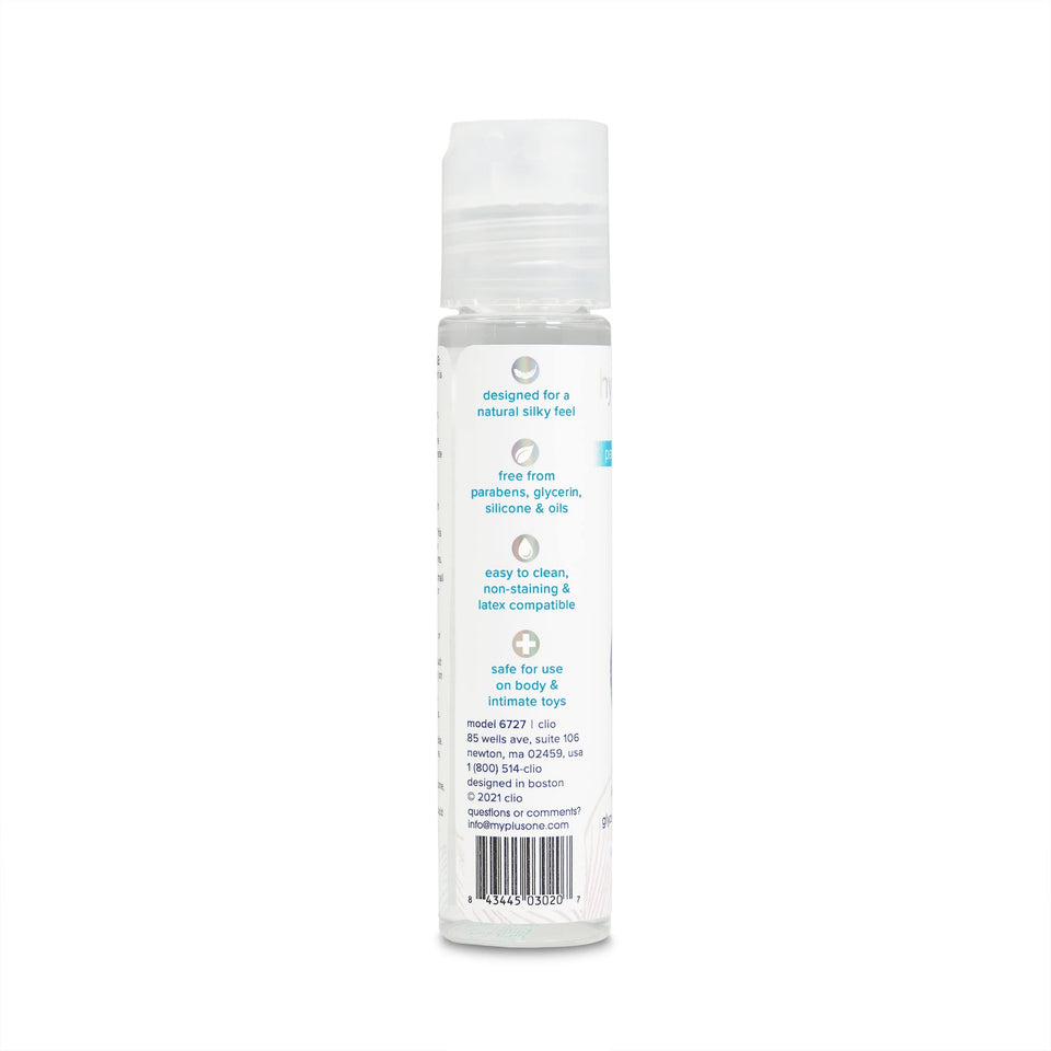 plusOne Hydrolube Personal Lubricant, Gentle, Non-Greasy, Water-Based Sex Toy Lube for Solo and Partner Play, Condom Friendly, 1