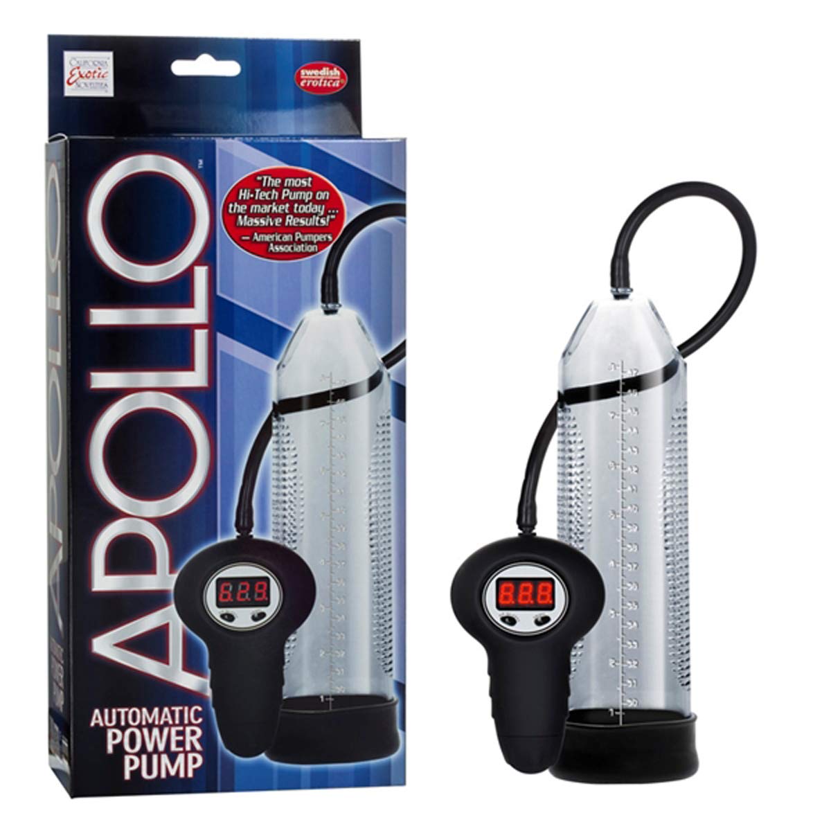 California Exotic Novelties Apollo Automatic Power Pumps, Clear