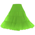 Malco Modes Vintage Rockabilly Tutu Petticoat for Full Tulle Skirt | SMD Apple Green Petticoat for Women