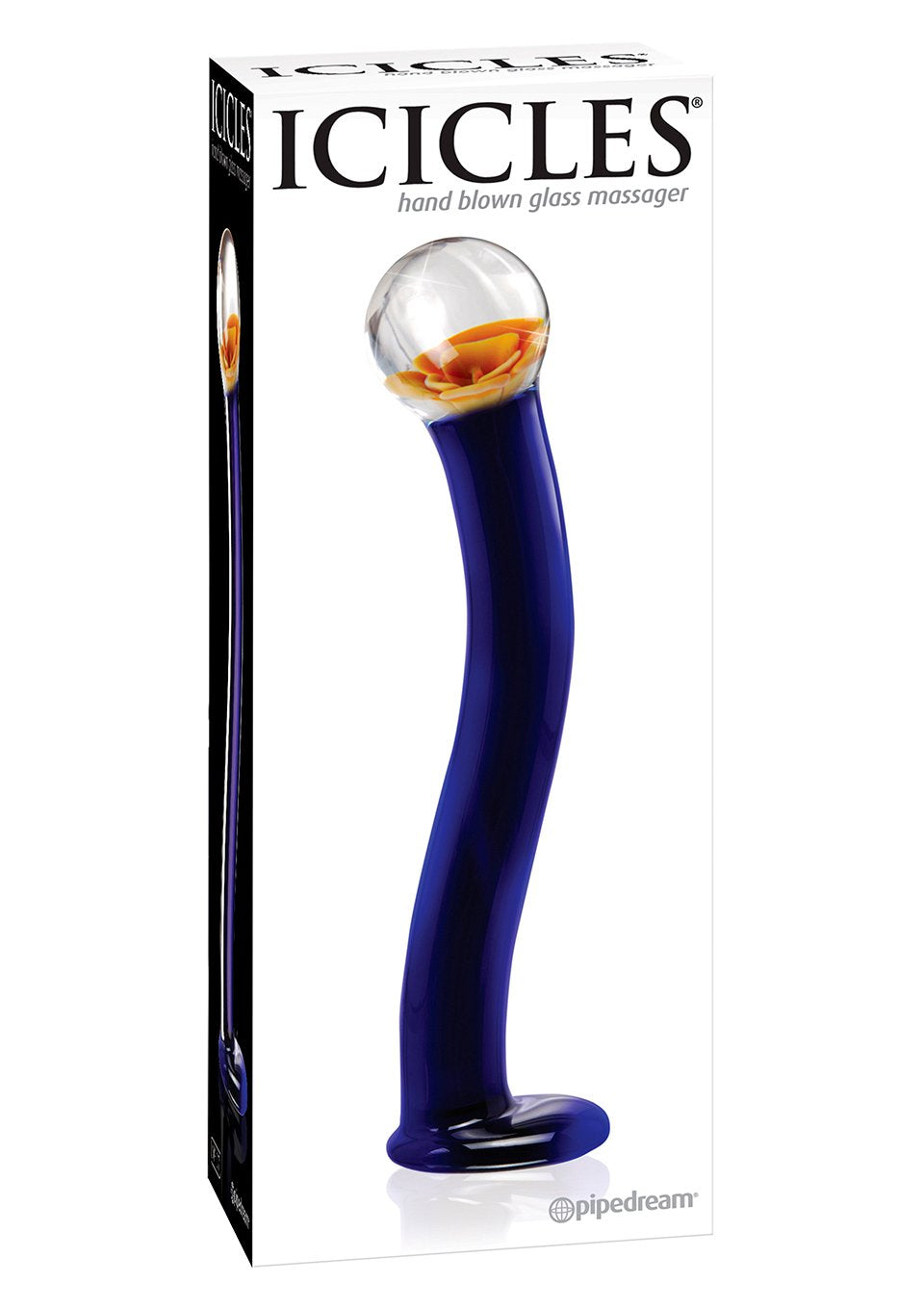 Icicles #17 Hand Blown Glass Massager
