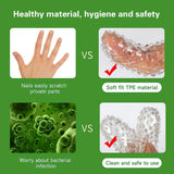 2PC Finger Sleeves Vibrator Accessories, Masturbation Sleeve G-Spot Clitoral Stimulator Finger Sleeves, Soft Silicone Vagina Mas