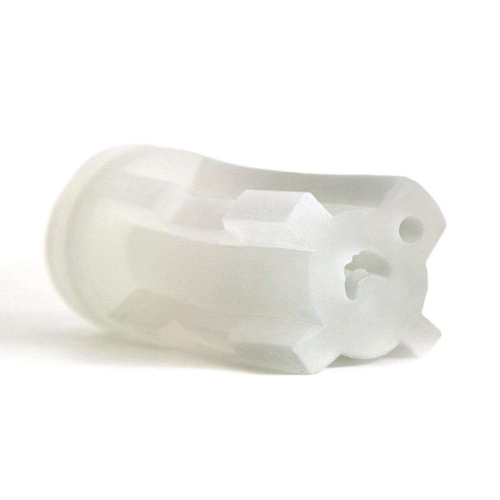 Cyberskin Vulcan Mouth Stroker With Cooling Glide Male Masturbator Cup Sex Toy With Removable Vibration Bullet  Frost  01 Pound
