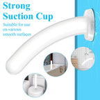 Butt Plug Training for Beginners Couple Clear Dildo with Strong Suction Cup for Hand-Free Play, Jelly Anal Prostate Vaginal G-Sp