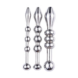 MEYILA Urethral Sound, 3 PCS Stainless Steel Urethral Dilators with Multi Beads Penis Plug Catheter Sounds Sex Toy Masturbation