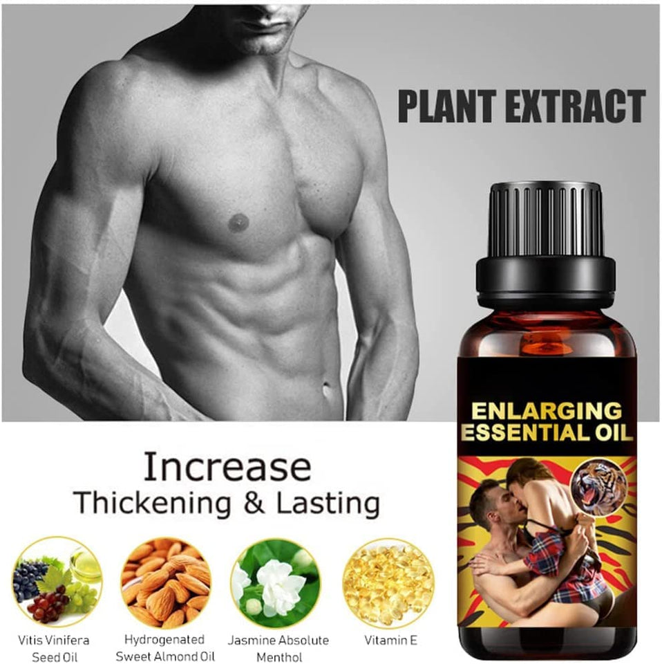 Men Massage Oil for Sex -Sexual Enhancement Erection Cream Penisgrowth Oil Longer Thicker Penis Energy Massage Essential Oil Sex