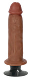 Jock Bareskin 6In Vibrating Latte Dildo