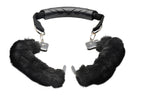 Master Series Furry Handcuffs w/ Handle