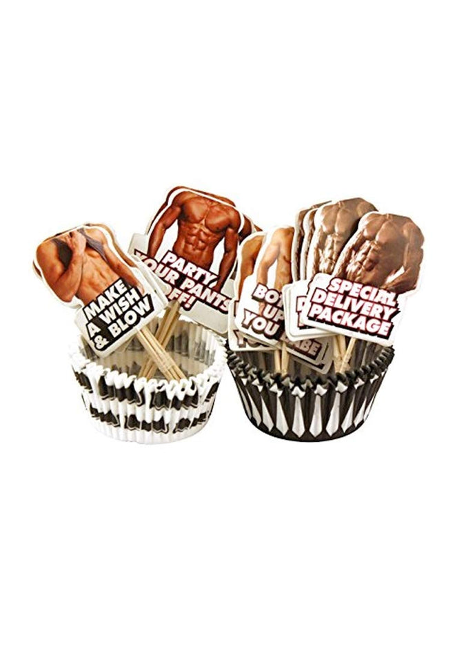 Hot Bod Cupcake Set