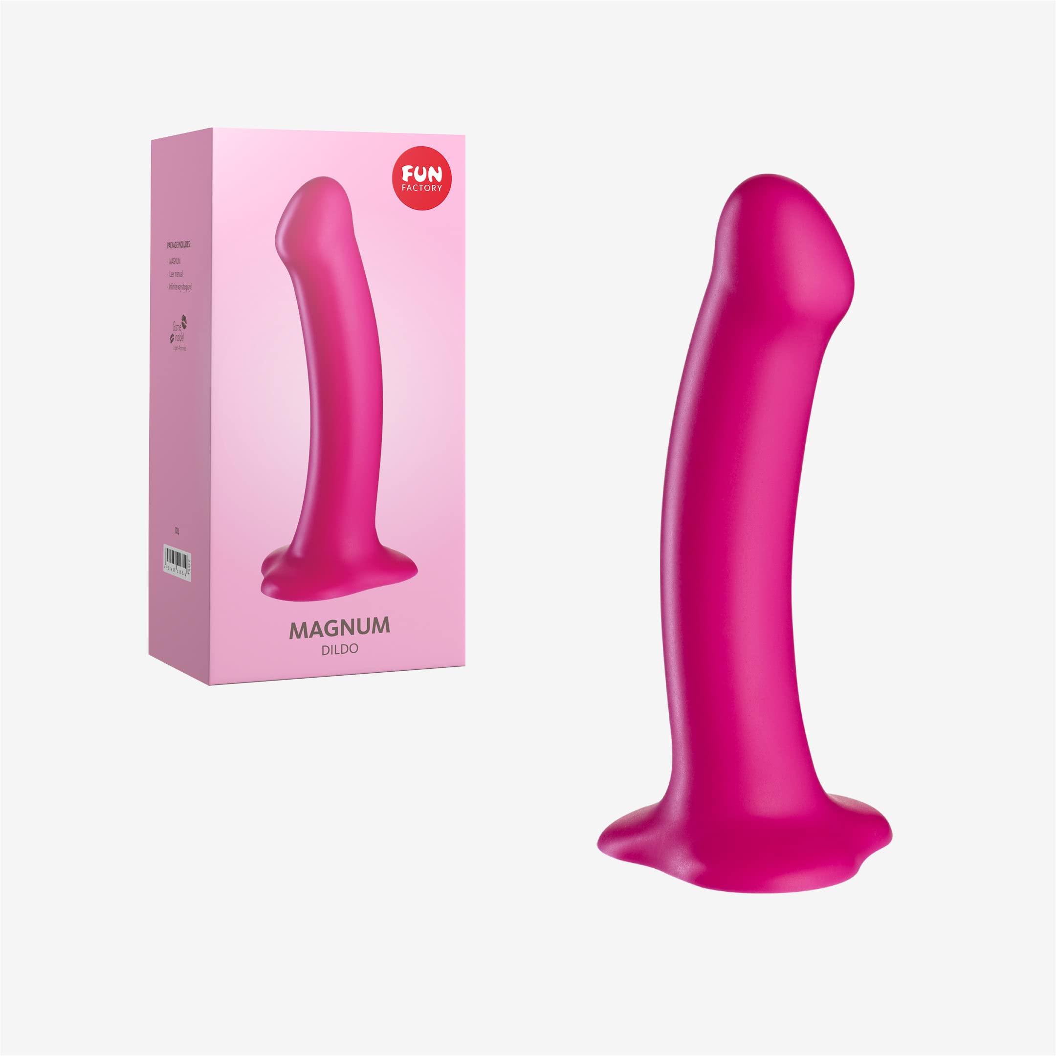 Fun Factory Adult Toys - Suction Cup Dildo And Strapon Adult Sex Toy - Dildo For Women, Men And Couples (Magnum Violet)