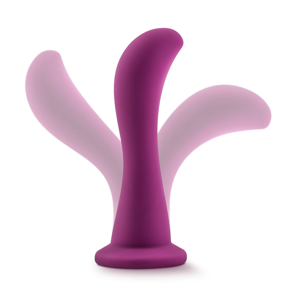Blush Temptasia Bellatrix 6.25 Dildo 1.5 Thick Strap On & O-Ring Harness Compatible G Spot Stimulation Ultrasilk Satiny Smooth F