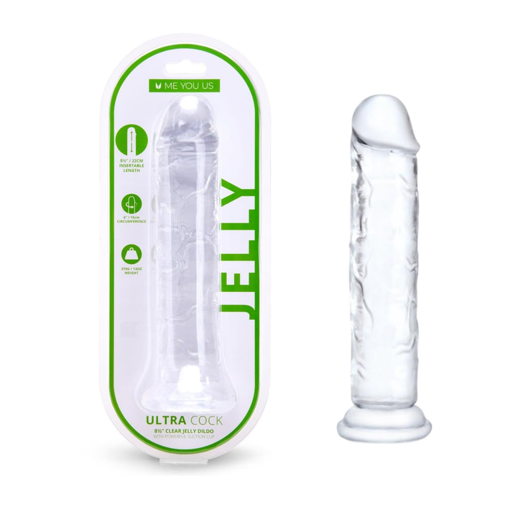 Me You Us Ultracock Clear Jelly 8.5In